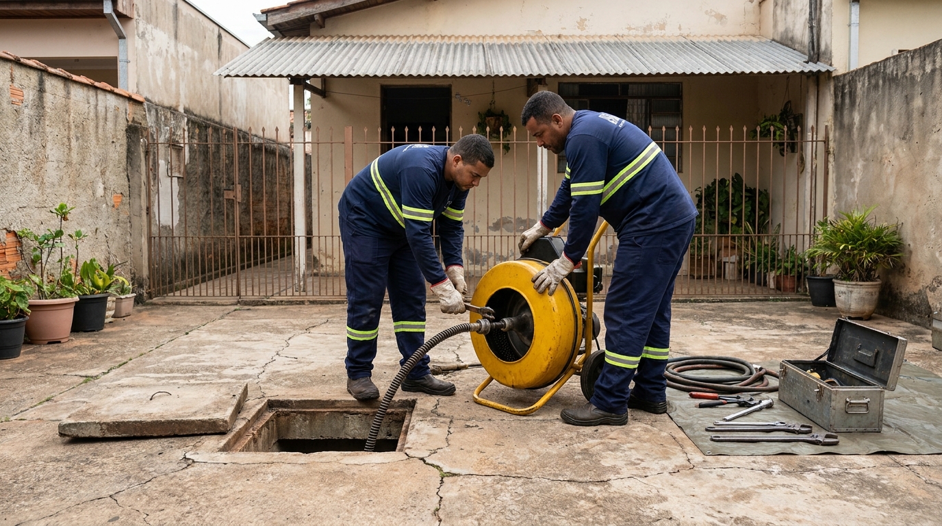 Desentupimento de esgoto em Maceió‑AL